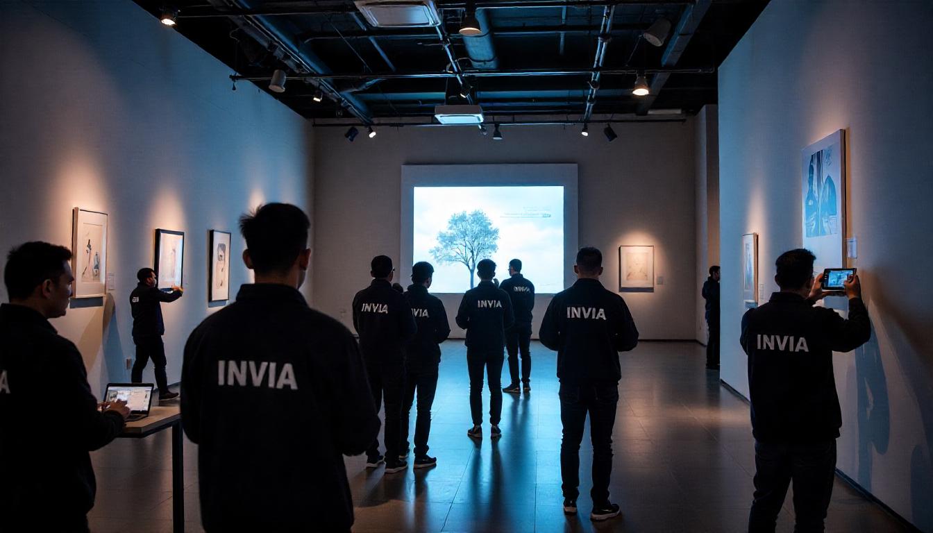 Invia sebagai Vendor Mapping Show di Ruangan Indoor Museum